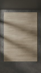 Ash Taupe Custom Oversized Carpet in a new setting