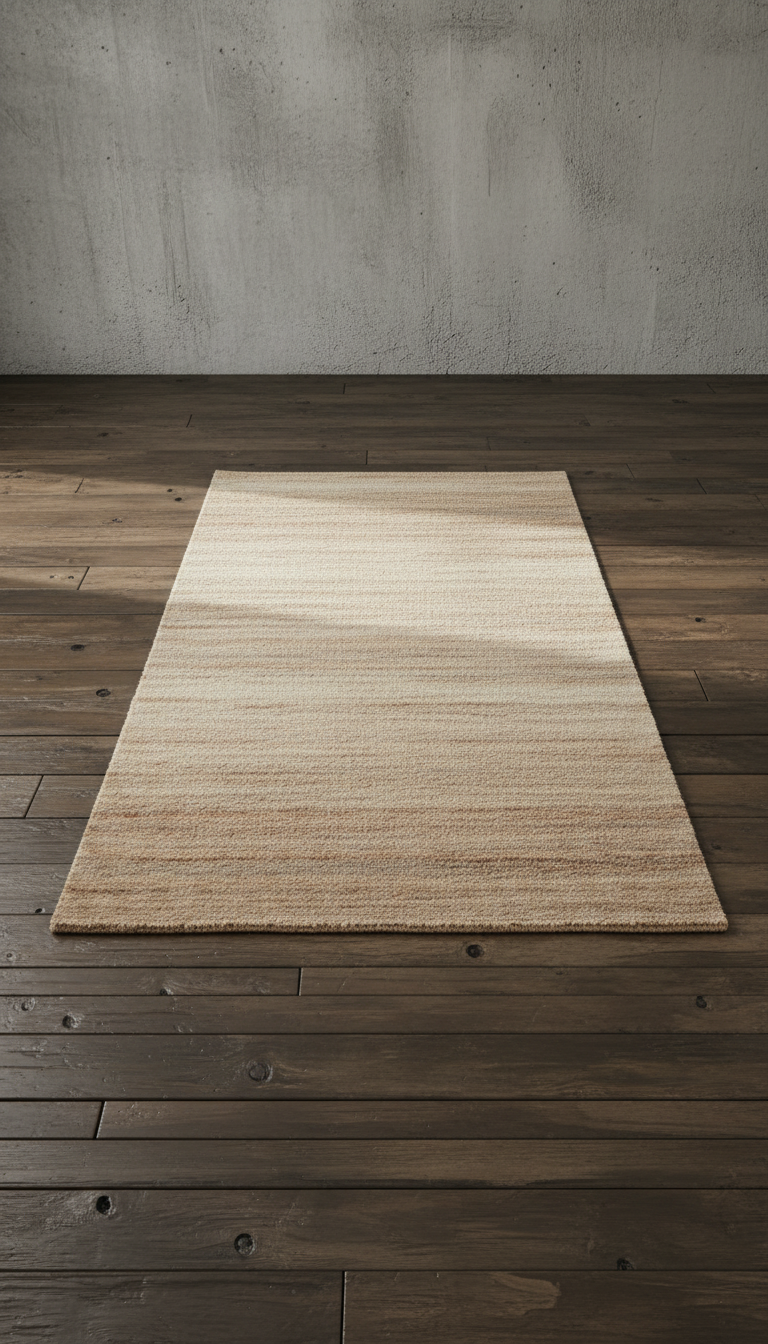 Warm Sand New Zealand Wool Runner in a new setting